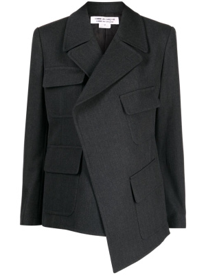 

Asymmetric-hem wool jacket, Comme Des Garçons Comme Des Garçons Asymmetric-hem wool jacket