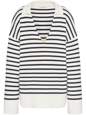 

Striped cotton jumper, Valentino Garavani Striped cotton jumper