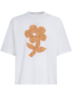 

Floral-print cotton T-shirt, Marni Floral-print cotton T-shirt