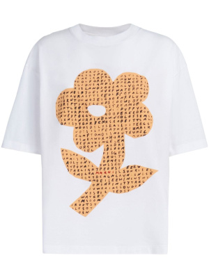 

Floral-print cotton T-shirt, Marni Floral-print cotton T-shirt