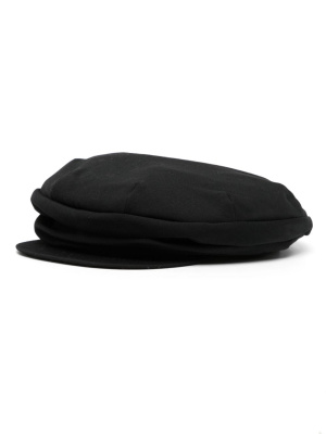 

Flat-peak wool beret, Yohji Yamamoto Flat-peak wool beret