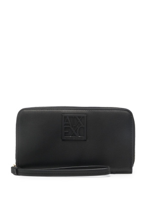 

Logo-plaque zip-up purse, Armani Exchange Logo-plaque zip-up purse
