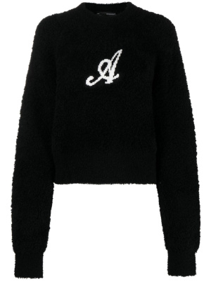 

Roots logo-intarsia jumper, Axel Arigato Roots logo-intarsia jumper