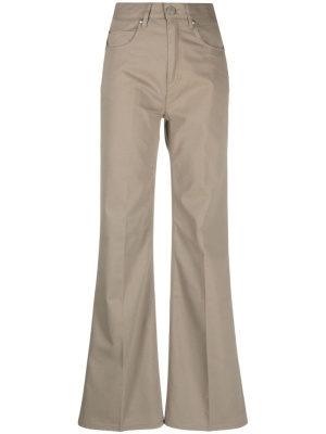 

High-waist flared trousers, AMI Paris High-waist flared trousers