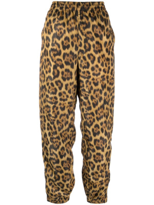 

Leopard-print tapered-leg trousers, Alexander Wang Leopard-print tapered-leg trousers
