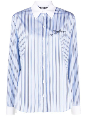 

Striped long-sleeve shirt, Moschino Striped long-sleeve shirt