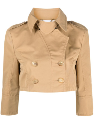 

Cropped double-breasted jacket, Moschino Cropped double-breasted jacket