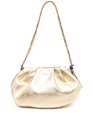 

Logo-plaque leather shoulder bag, Moschino Logo-plaque leather shoulder bag