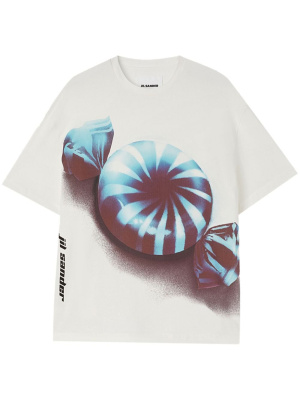 

Graphic-print cotton T-shirt, Jil Sander Graphic-print cotton T-shirt