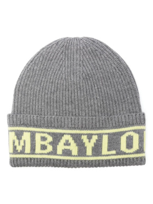 

Logo intarsia-knit cotton-blend beanie, Bimba y Lola Logo intarsia-knit cotton-blend beanie