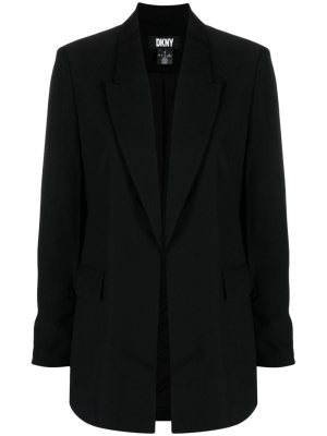 

Open-front peak-lapel blazer, DKNY Open-front peak-lapel blazer