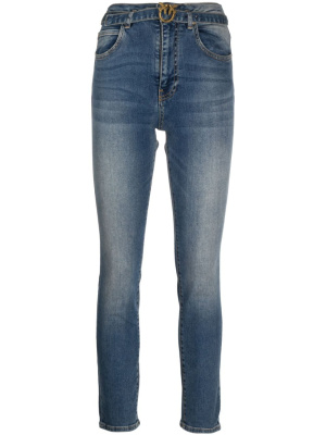 

Skinny-cut belted jeans, PINKO Skinny-cut belted jeans