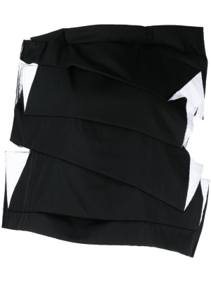 

Distressed-effect asymmetric jacket, Comme Des Garçons Distressed-effect asymmetric jacket