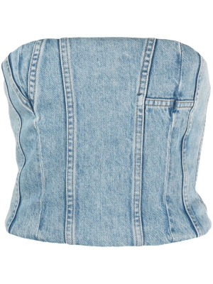 

Ma Bustier denim top, AMIRI Ma Bustier denim top