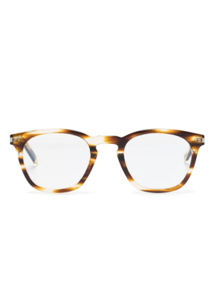 

SL 30 Slim square-frame glasses, Saint Laurent Eyewear SL 30 Slim square-frame glasses