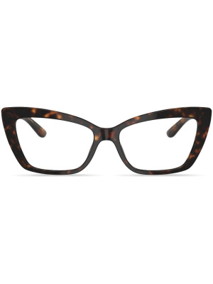 

Tortoiseshell-effect cat eye-frame glasses, Dolce & Gabbana Eyewear Tortoiseshell-effect cat eye-frame glasses