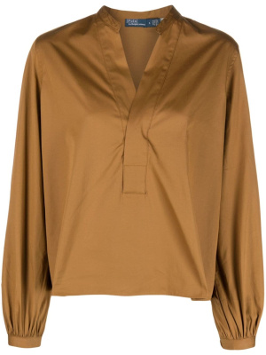 

Sina long-sleeve cotton blouse, Polo Ralph Lauren Sina long-sleeve cotton blouse