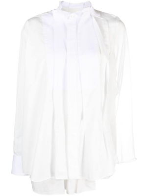 

Pleated panelled shirt, Sacai Pleated panelled shirt