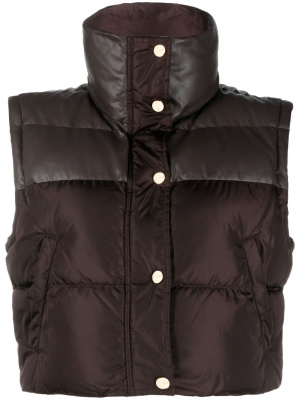 

Padded-design stand-up collar gilet, PINKO Padded-design stand-up collar gilet