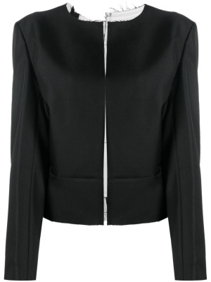 

Asymmetric-design open-front jacket, Comme Des Garçons Asymmetric-design open-front jacket