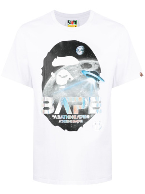 

Moon Photo cotton T-shirt, A BATHING APE® Moon Photo cotton T-shirt