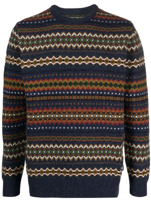 

Graphic-print wool jumper, Barbour Graphic-print wool jumper