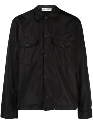 

Evening Coach press-stud shirt jacket, OUR LEGACY Evening Coach press-stud shirt jacket