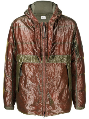 

Padded zip-up hooded jacket, C.P. Company Padded zip-up hooded jacket
