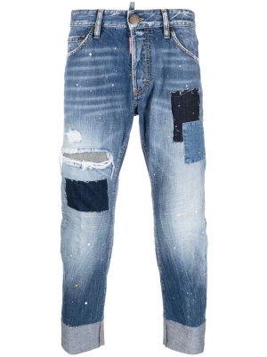 

Cropped straight trousers, Dsquared2 Cropped straight trousers