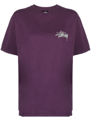 

Logo-print cotton T-shirt, Stüssy Logo-print cotton T-shirt