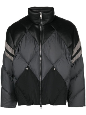 

Panelled mock-neck padded jacket, Neil Barrett Panelled mock-neck padded jacket