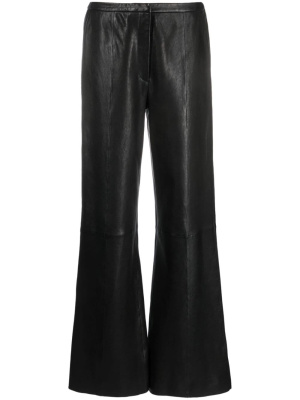 

Mid-rise leather flared trousers, Forte Forte Mid-rise leather flared trousers