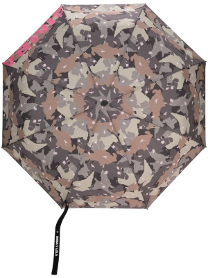 

Logo-print camouflage umbrella, Bimba y Lola Logo-print camouflage umbrella