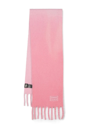 

Logo-patch knitted scarf, Bimba y Lola Logo-patch knitted scarf