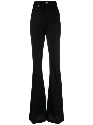 

High-waisted flared trousers, Rick Owens High-waisted flared trousers