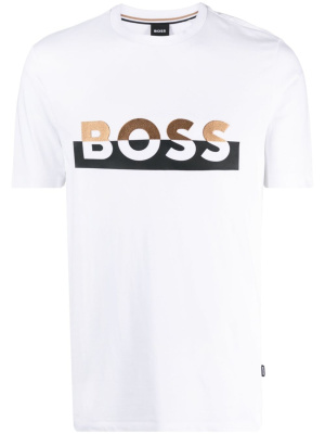 

Logo-print cotton T-shirt, BOSS Logo-print cotton T-shirt