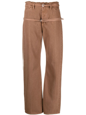 

Le de Nîmes Caraco belted jeans, Jacquemus Le de Nîmes Caraco belted jeans