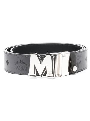 

Claus logo-buckle belt, MCM Claus logo-buckle belt