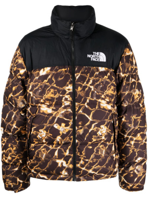 

Abstract-pattern print padded-design jacket, The North Face Abstract-pattern print padded-design jacket
