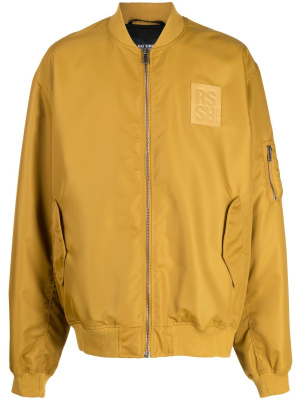 

Logo-patch bomber jacket, Raf Simons Logo-patch bomber jacket
