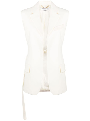 

Two-tone sleeveless jacket, Victoria Beckham Two-tone sleeveless jacket