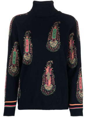 

Paisley-print roll-neck jumper, ETRO Paisley-print roll-neck jumper