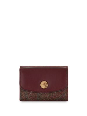 

Paisley-jacquard leather wallet, ETRO Paisley-jacquard leather wallet