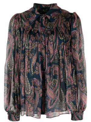 

Paisley-print silk shirt, ETRO Paisley-print silk shirt