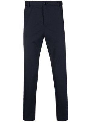 

Logo-patch straight leg trousers, Calvin Klein Logo-patch straight leg trousers