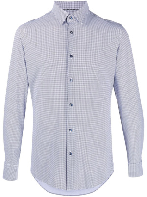 

Hank Kent monogram-pattern shirt, BOSS Hank Kent monogram-pattern shirt