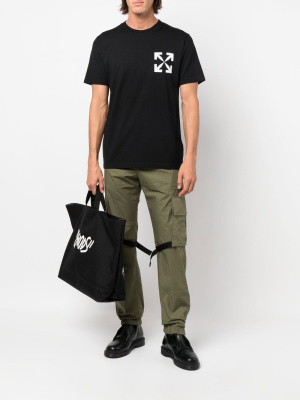 

Arrows-logo organic cotton T-shirt, Off-White Arrows-logo organic cotton T-shirt