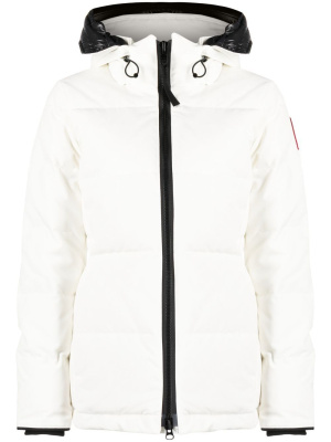 

Logo-patch zip-fastening coat, Canada Goose Logo-patch zip-fastening coat