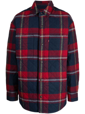 

Quilted check-print jacket, Levi's Quilted check-print jacket