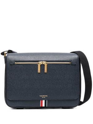 

Embossed-logo reporter bag, Thom Browne Embossed-logo reporter bag